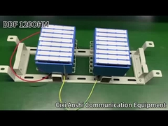 MPX286 16 Systeme 120 Ohm DDF Einheit mit 16 * E1 19 Zoll installiert