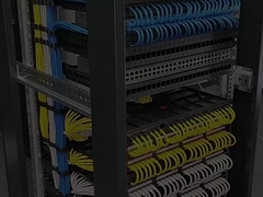 Kanaltyp Kabelmanagement-Tray 24-Port-Kabelmanager für das Rechenzentrum Rack/Kabinett