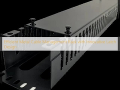 Effizienter Metall-Kabelmanagement-Rack mit innovativem Verriegelungsdesign
