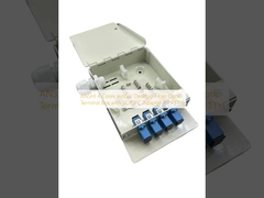 ANSHI 4 Cores Indoor Desktop Fiber Optic Terminal Box mit SC/UPC Adapter für FTTH