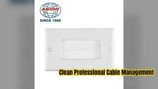 Sauberes Kabelmanagement 86-Typ-Ethernet-Wandplatte