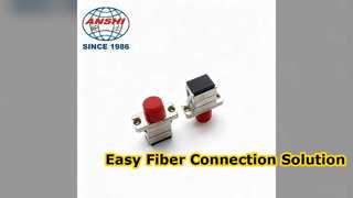 Hochpräziser Glasfaseradapter SC LC ST Einfache Einrichtung
