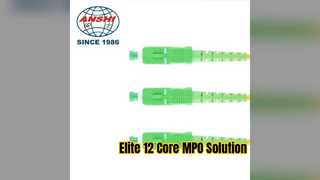 Elite MPO-Glasfaser-Patchkabel 12-adrige G652D-Netzwerklösung