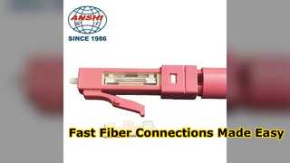 Fast FTTH Fiber Optic Connector Easy Installation Guide