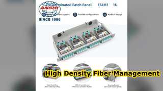 High Density Sliding Fiber Optic Patch Panel 1U ODF