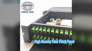 1-HE-Rackmontage-Glasfaser-Patchpanel mit 48 Ports