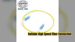 High Performance SC SC Single Mode Fiber Optic Patch Cord