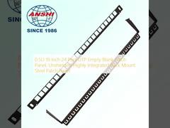 24 Port 0 5U leeres Patchpanel, platzsparendes Netzwerk-Rack
