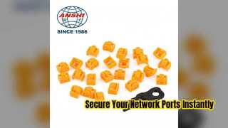 RJ45-Port-Sperr-Staubstopfen Sichern Sie Ihre Netzwerk-Ports