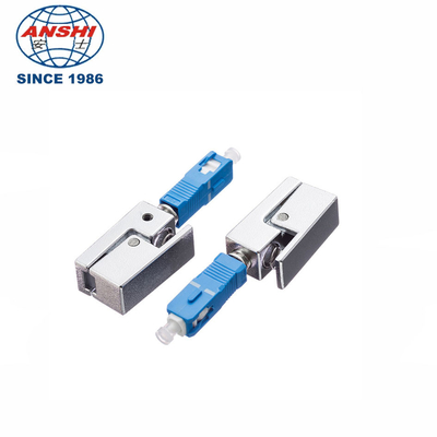 Pigtail Testing Reliable Type LC Bare Fiber Optic Adapter for telecommunication