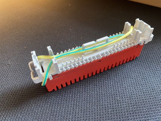 10 Pairs Profile Tube Type Earth Module Grounding Module For LSA Plus Module