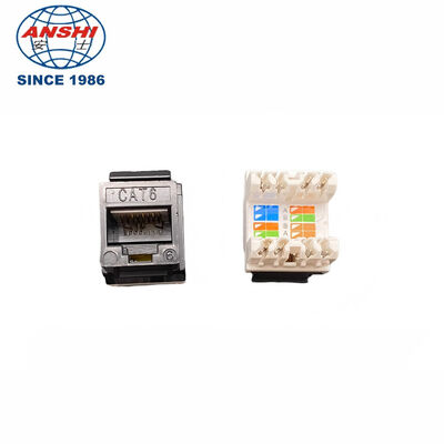RJ45 Keystone Jack 180 Degree CAT6/CAT6A UTP for Reliable Network Connections