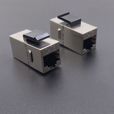 RJ45 Keystone Jack Inline Coupler CAT6 FTP/STP 8P8C Female to Female Keystone CAT 6 Jack