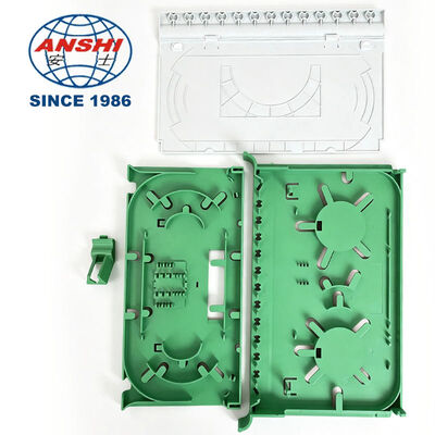Factory Wholesale 6 Core 12 Core Fiber Direct Splice Tray Eco-Friendly ABS Telecom V3.0 ODF Integrated Fiber Splice Tray