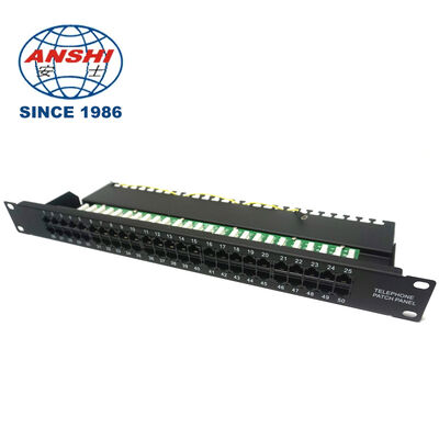 19 Inch 32 Port Empty STP FTP Shielded RJ45 Patch Panel CAT5E CAT6 Rack Mount Network Distribution Panel