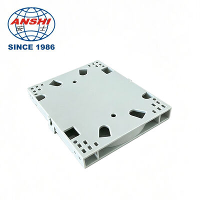 ANSHI 12 Cores Splice Cassette Tray, FTTH FTTx Optical Patch Panel Terminal Box, ABS/PC Material ISO9001 Fiber Optic Equipment