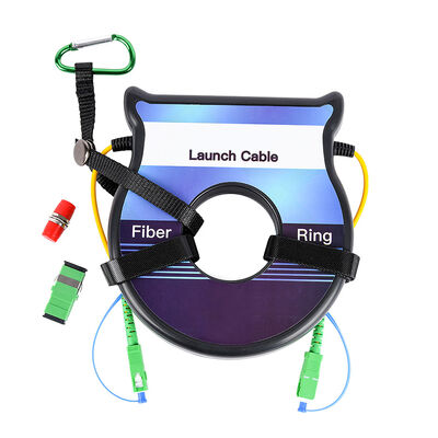 OTDR Launch Cable Ring Optic Launch Coils 300m~2km SM MM Fiber Reel OTDR Launch Cable 150M~1KM Fiber Extension SM MM Cable Reel