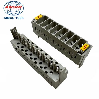 8 Paare LSA Plus Modul 2 Pole 3 Pole Gasröhre Arrester GDT Magazin IDC Modul Telekommunikation