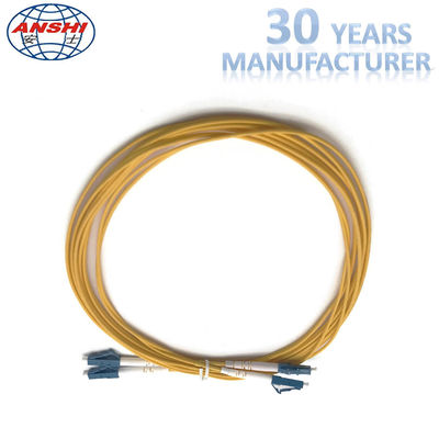 2 Meter Glasfaser-Patchkabel LC/UPC-LC/UPC, Duplex-Glasfaser-Patchkabel G652D G657A1