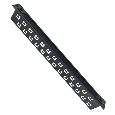 Schwarz XL-4020-3L-B Hoch 1u Bürstenkabelmanagement ANSHI 19 Zoll