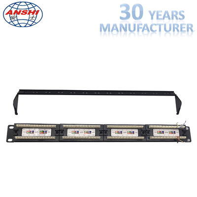 110 Zoll Cat6 Unshield Utp der Idc-Gestell-Berg-Schalttafel-19 mit Kabel-Manager