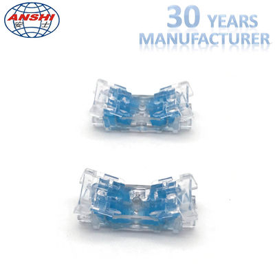 Vier Paar Inline-Verbinder Drahtverbinder 0,4 - 0,7 mm Gel gefüllt Transparente Verriegelungsfuge