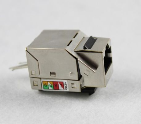 RJ45 Keystone-Buchse CAT5E CAT6 CAT6A Geschirmte Keystone-Buchse in Metallic-Farbe