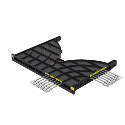 Kanaltyp-Kabelmanagement-Tray 24 Port-Kabelmanager für das Rechenzentrum Rack / Schrank