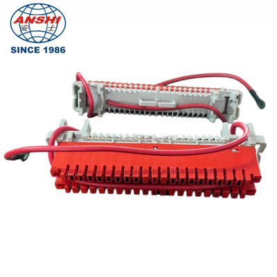 10 Pairs Profile Tube Type Earth Module Grounding Module For LSA Plus Module