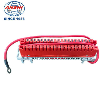 10 Pairs Profile Tube Type Earth Module Grounding Module For LSA Plus Module