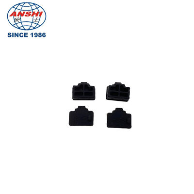 Silicone Black Corrosion Resistant RJ45 Port Dust Cover for Ethernet Port Protection