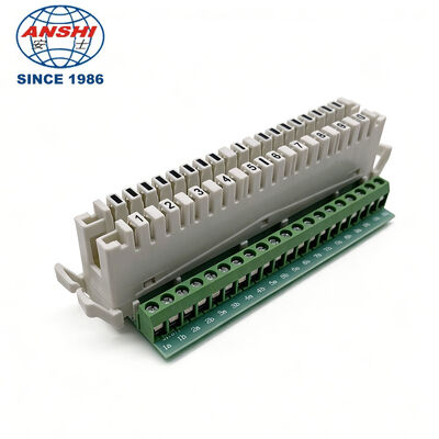 20 Pole Abnehmbare Module mit Leiterplatten 10 Paare Abschaltung oder Umschaltung Elektronische Schaltung Abnehmbare Modulmontage