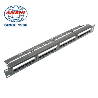 19 Zoll 32 Port Leer STP FTP abgeschirmt RJ45 Patch Panel CAT5E CAT6 Rack Mount Netzwerkverteilung Panel