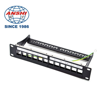 19 Zoll 32 Port Leer STP FTP abgeschirmt RJ45 Patch Panel CAT5E CAT6 Rack Mount Netzwerkverteilung Panel