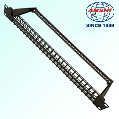 19 Inch 1U 48 Port UTP Unloaded Blank Network Patch Panel Unshielded Rack Mount Patch Panel