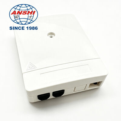 Mini FTTH Invisible 1-Core Optical Patch Panel Terminal Box Fiber Optic Wall Socket for 3G & 4G Networks