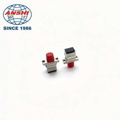SC/LC/ST Hochpräziser Glasfaseradapter, Single- & Multimode-Glasfaserkoppler, Integriertes Verbindungsstück für optische Kabel