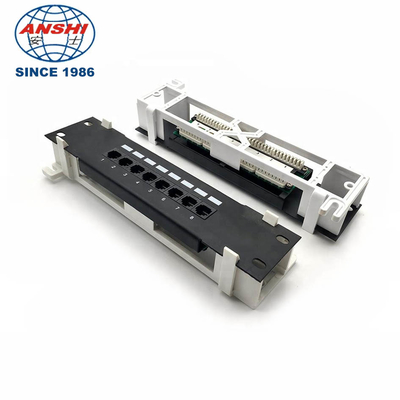 Art Hafen CAT5e 110 IDC der Gestell-Berg-Schalttafel-1U 8